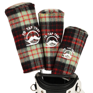 Scottish Plush Cylinder Wooden Head Cover Set